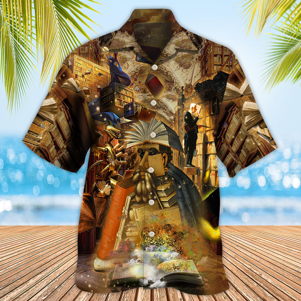 Book Mysterious Librarian - Hawaiian Shirt - Reefox