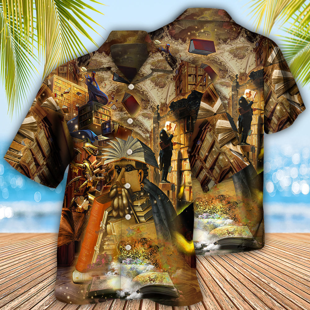 Book Mysterious Librarian - Hawaiian Shirt - Reefox
