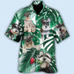 Schnauzer Miniature Tropical Leaf - Hawaiian Shirt - Reefox