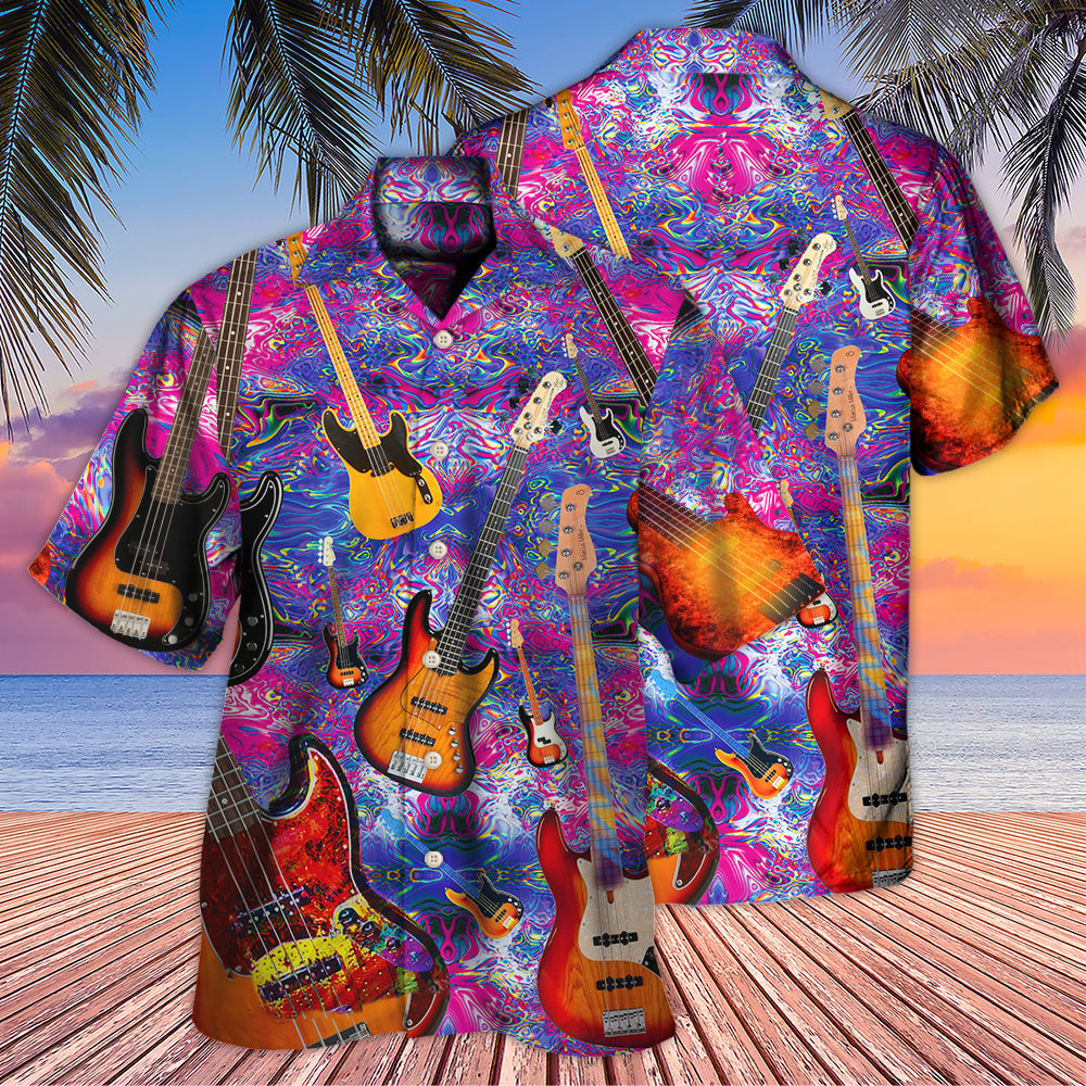 Guitar Life Love Purple Style - Hawaiian Shirt - Reefox