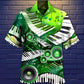 Piano Music Love Green Style - Hawaiian Shirt - Reefox