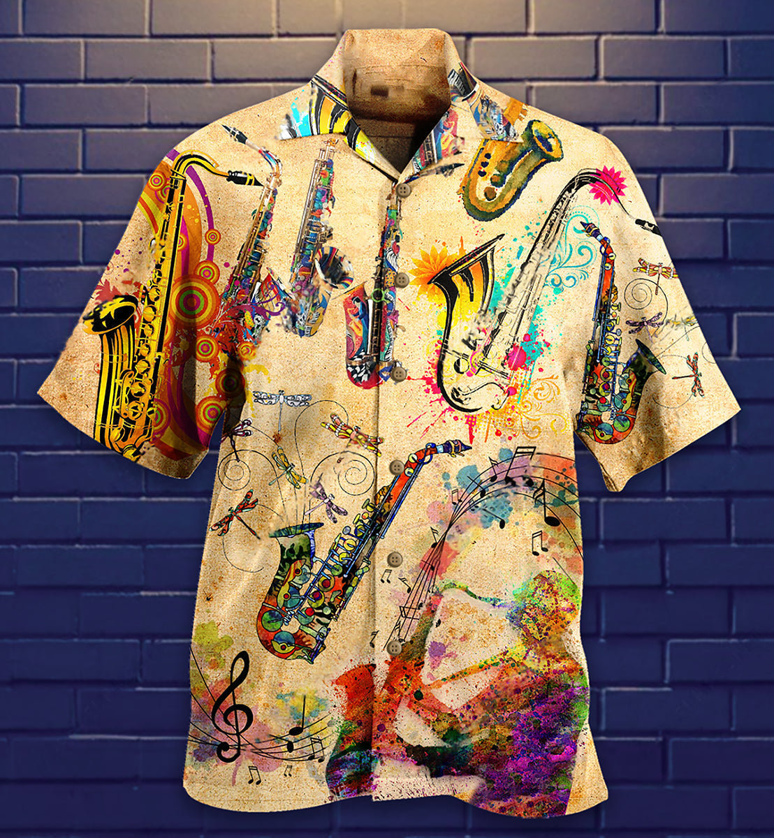 Saxophone Music Saxophone Is My Life - Hawaiian Shirt - Reefox