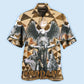 Native American Man And Eagle Strong - Hawaiian Shirt - Reefox