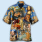 Cat Lover Art - Hawaiian Shirt - Reefox