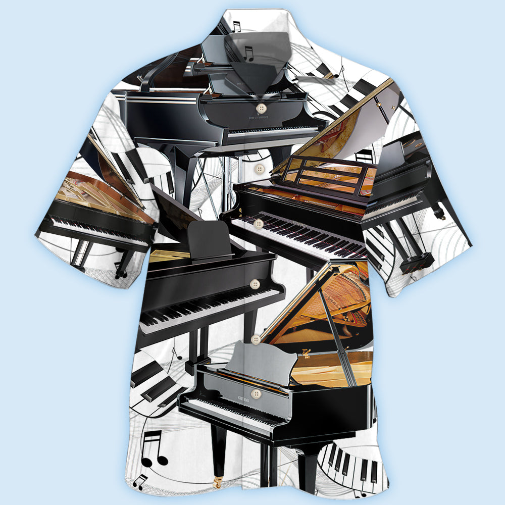 Piano Luxury Piano Style - Hawaiian shirt - Reefox