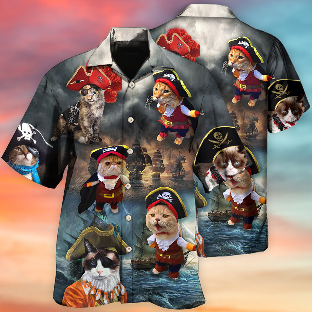 Cat Pirate Cute Style - Hawaiian Shirt - Reefox