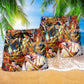 Saxophone Music Keep Calm And Love Saxophone - Beach Short Reefox - Owls Matrix LTD