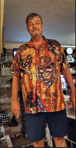 Cowboy Skull America Vintage Style - Hawaiian Shirt - Reefox