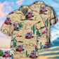 Truck Semi-Trailer Cactus Truck Desert Custom Photo - Hawaiian Shirt - Reefox