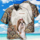 Shih Tzu Mandala Art Pattern Personalized - Hawaiian Shirt - Reefox