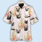 Cat Tropical Floral Siamese Cat - Hawaiian Shirt - Reefox