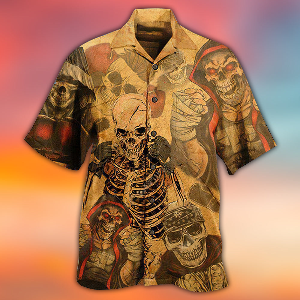 Skull Amazing Boxe - Hawaiian Shirt - Reefox
