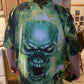 Skull Green Fear No Man - Hawaiian Shirt - Reefox