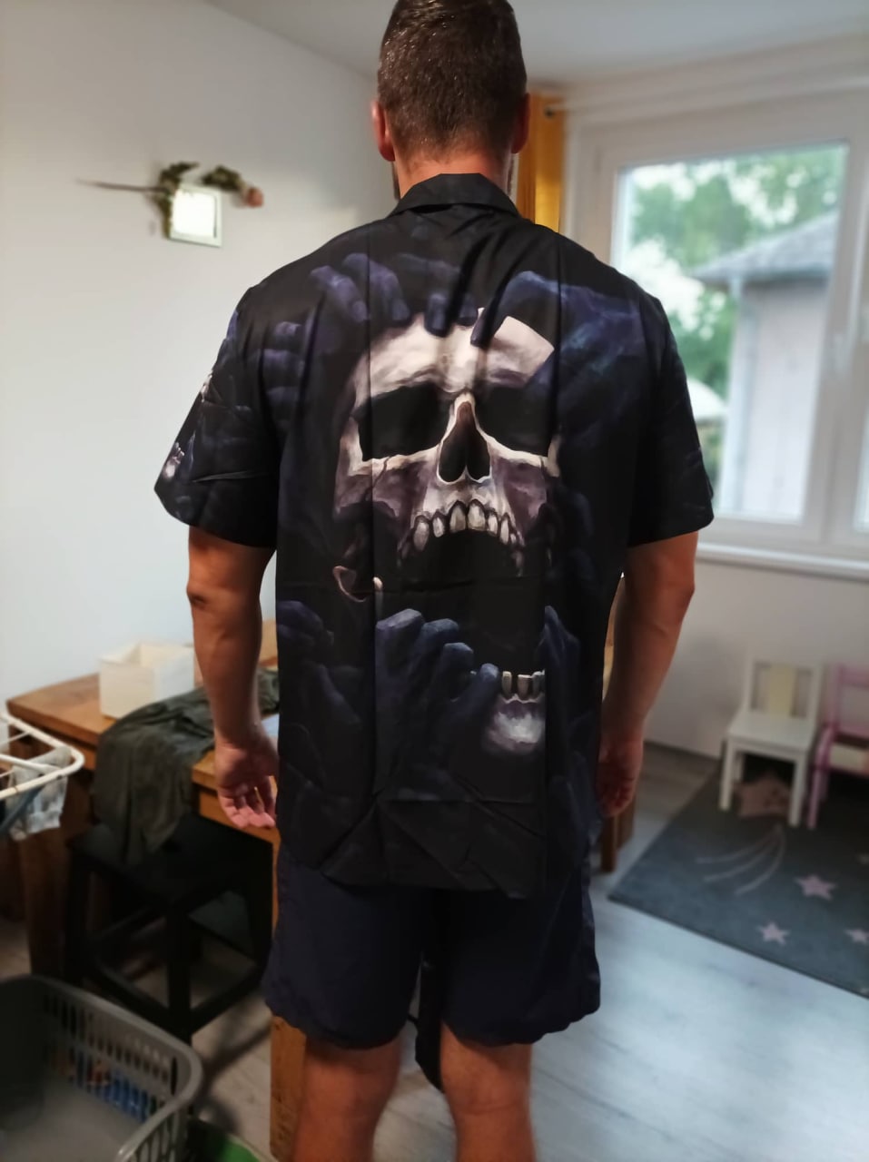 Skull Love Darkness - Hawaiian Shirt - Reefox
