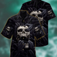 Skull Love Darkness - Hawaiian Shirt - Reefox