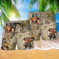 Viking Drinking Love Beer - Beach Short Reefox - Owls Matrix LTD