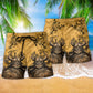 Viking Good Meows Go To Heaven Bad Meows Go To Valhalla - Beach Short Reefox - Owls Matrix LTD