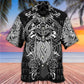 Viking Warrior Blood Pattern - Hawaiian Shirt - Reefox
