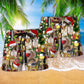 Wine For A Christmas Night Grape - Beach Short Reefox - Owls Matrix LTD