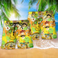 Wine Tequila Magic Water For Fun People - Beach Short Reefox - Owls Matrix LTD