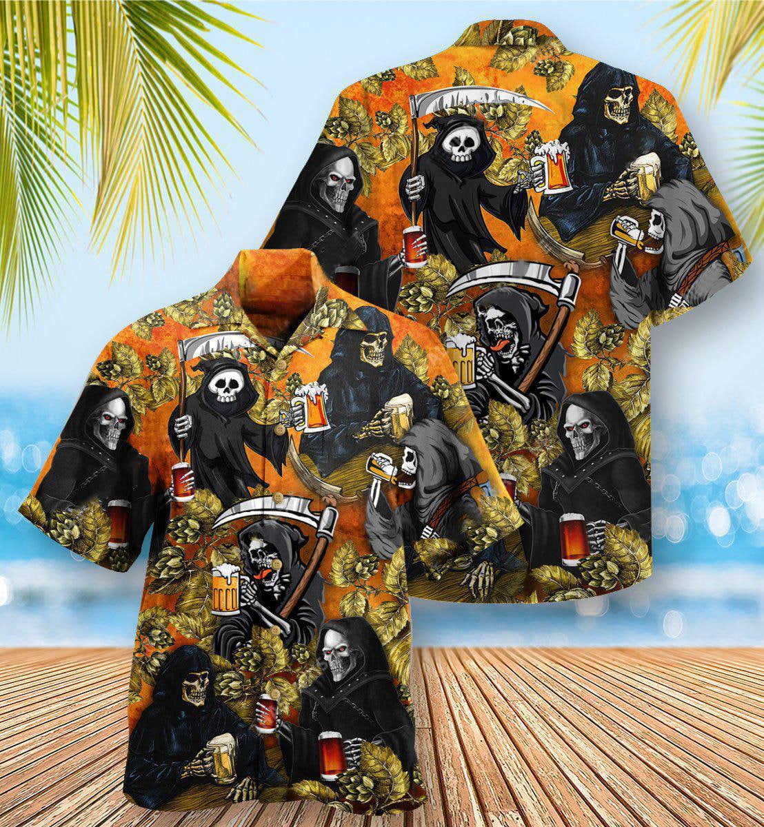 Beer Relax I Am Just Here For The Beer - Hawaiian Shirt - Reefox