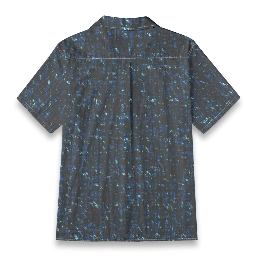 Aloha Closet Ocean Navy Turquoise Coastal Resort Shirt - Island Edition product image 2
