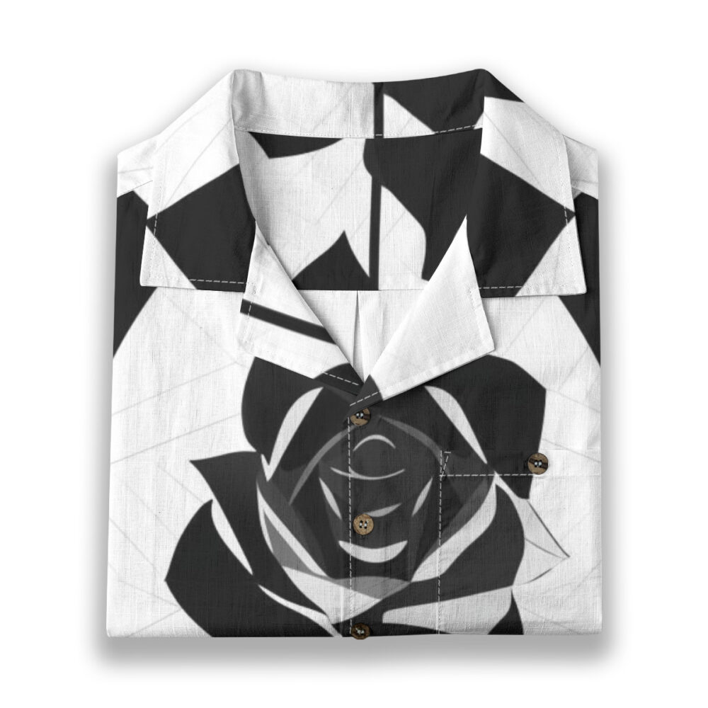 Aloha Closet Lotus Flower Soft Pink Blue Resort Shirt product image 6