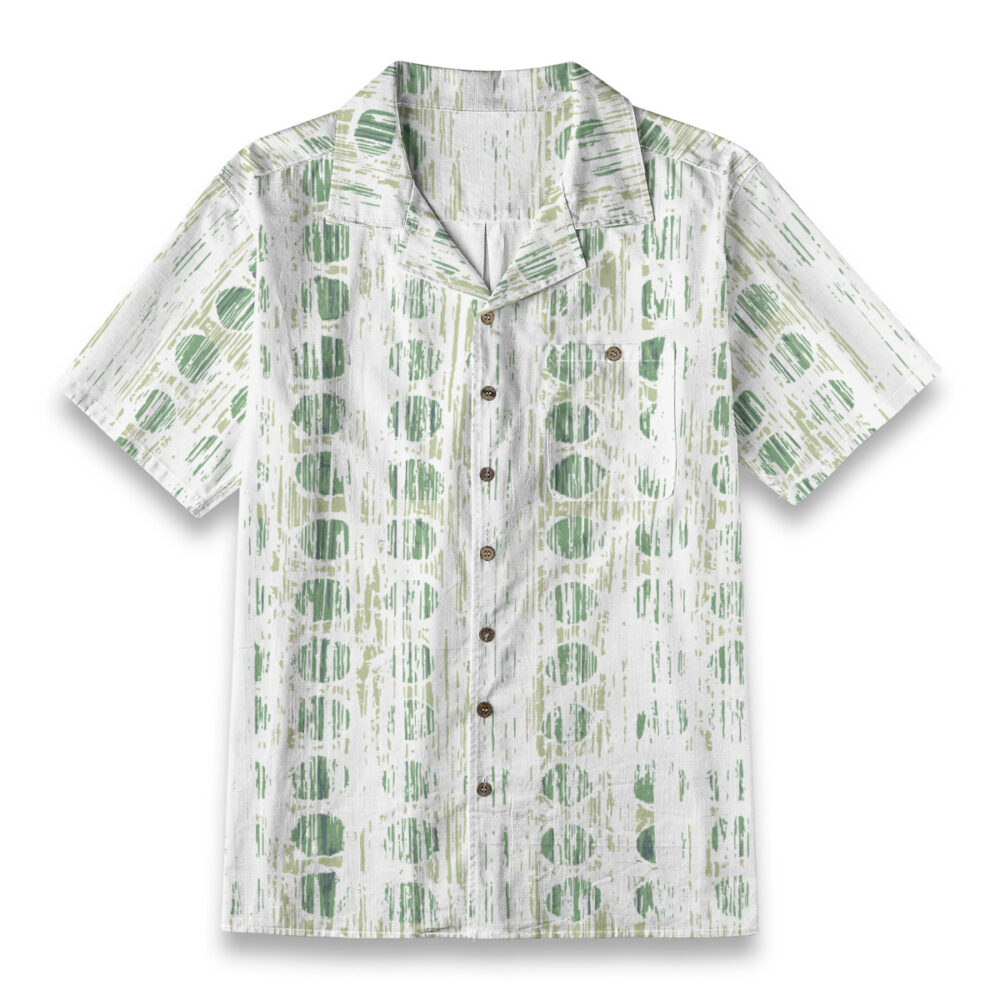 Aloha Closet Mountain Gold Sage Relaxed Resort Shirt product image 1