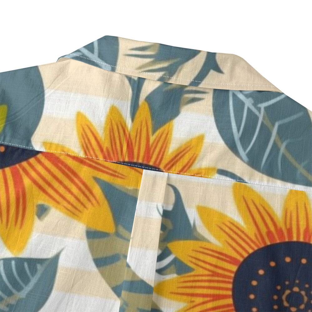 Aloha Closet Eucalyptus Blue Green Minimal Resort Shirt product image 4
