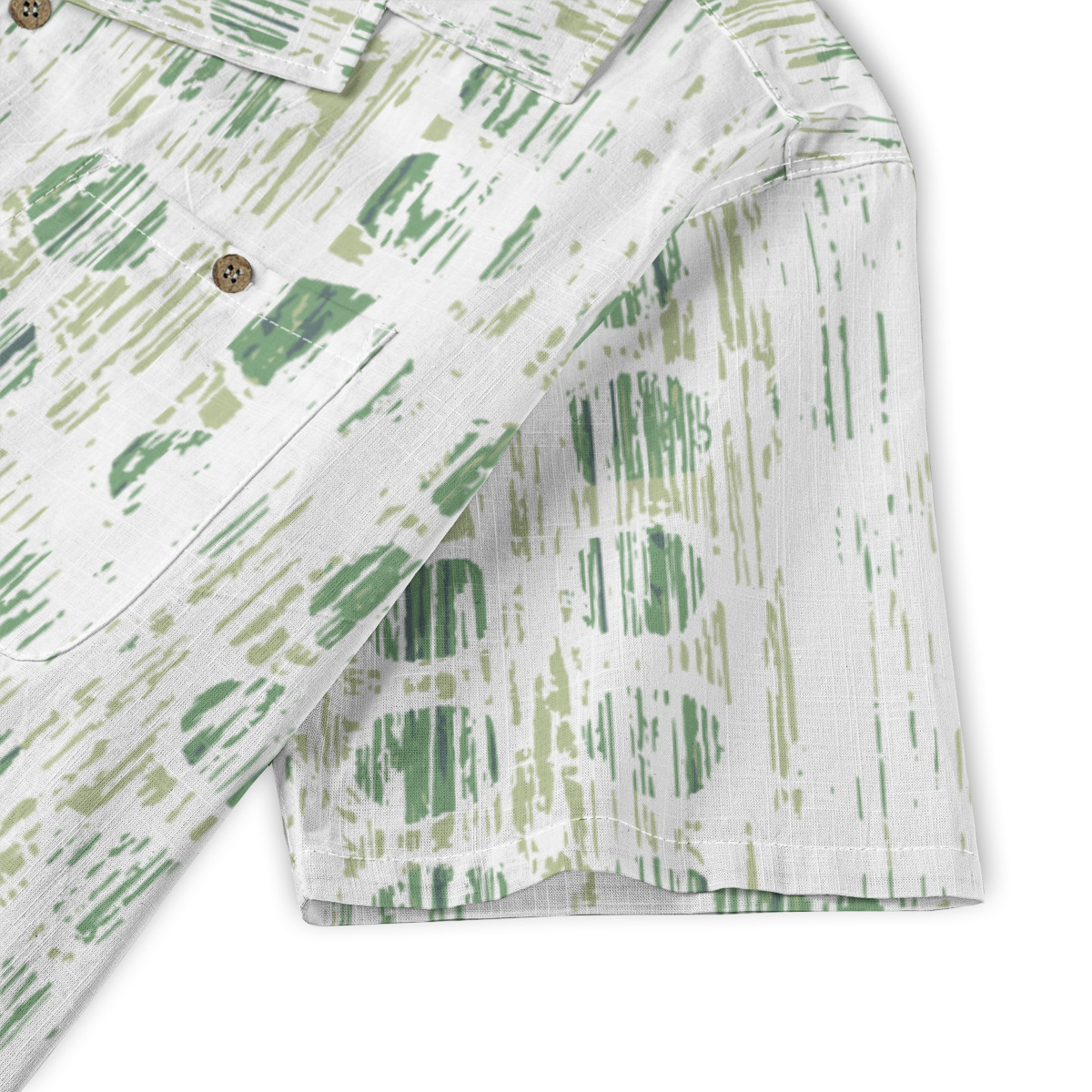 226767-a8de32ce-e710-4316-a8b3-a322fe5da81e.jpeg Aloha Closet Mountain Gold Sage Relaxed Resort Shirt product image 5