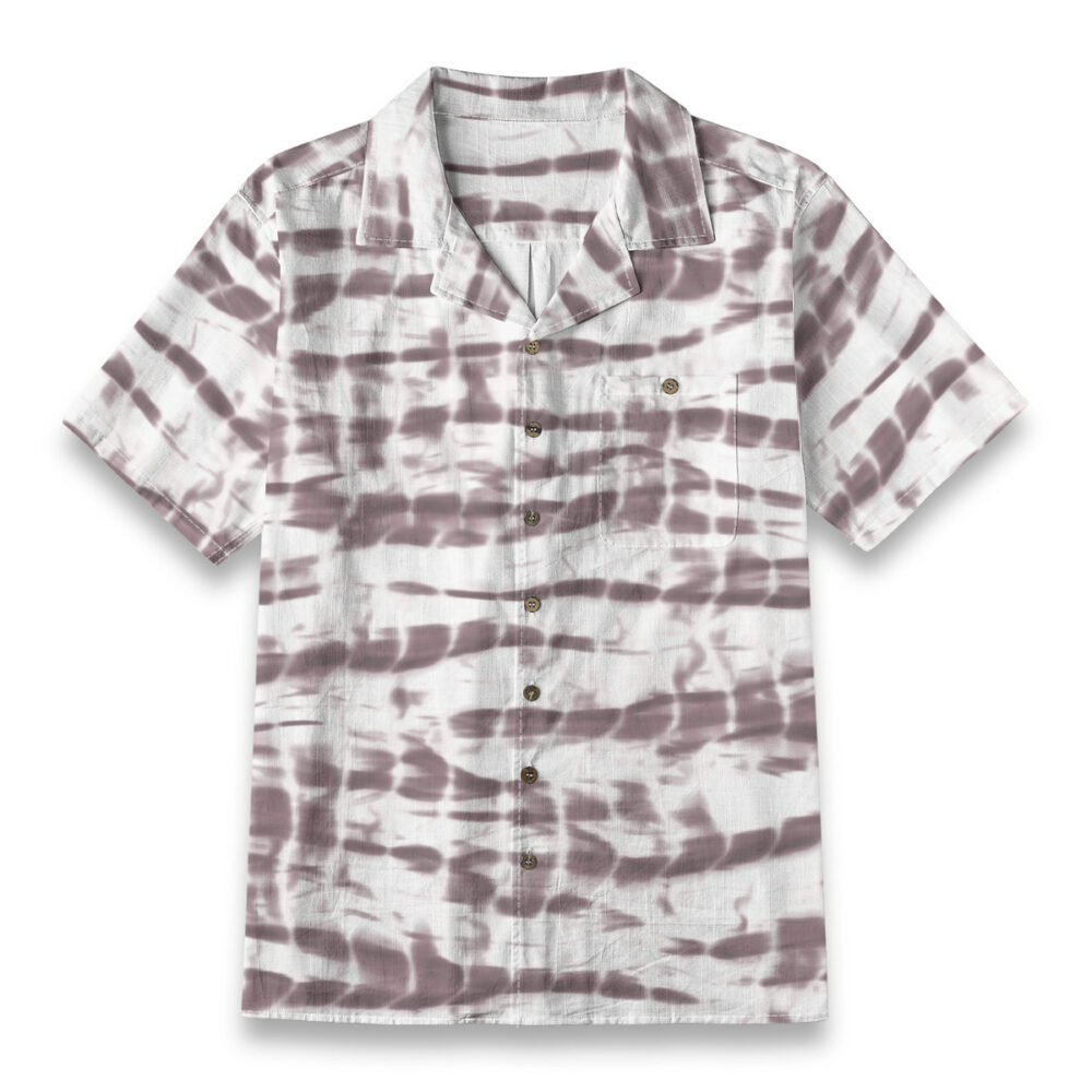Aloha Closet Safari Elephant Beige Gray Tropical Resort Shirt - Island Edition product image 1