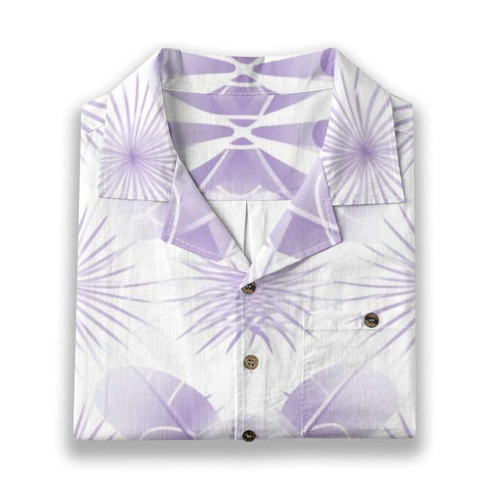 Aloha Closet Olive Branch Green Beige Classic Resort Shirt - Island Edition product image 6